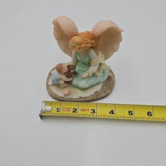Seraphim Classics Angel Figurine Sculpture Roman 78093 Watch Over Me teddy - Picture 9 of 9